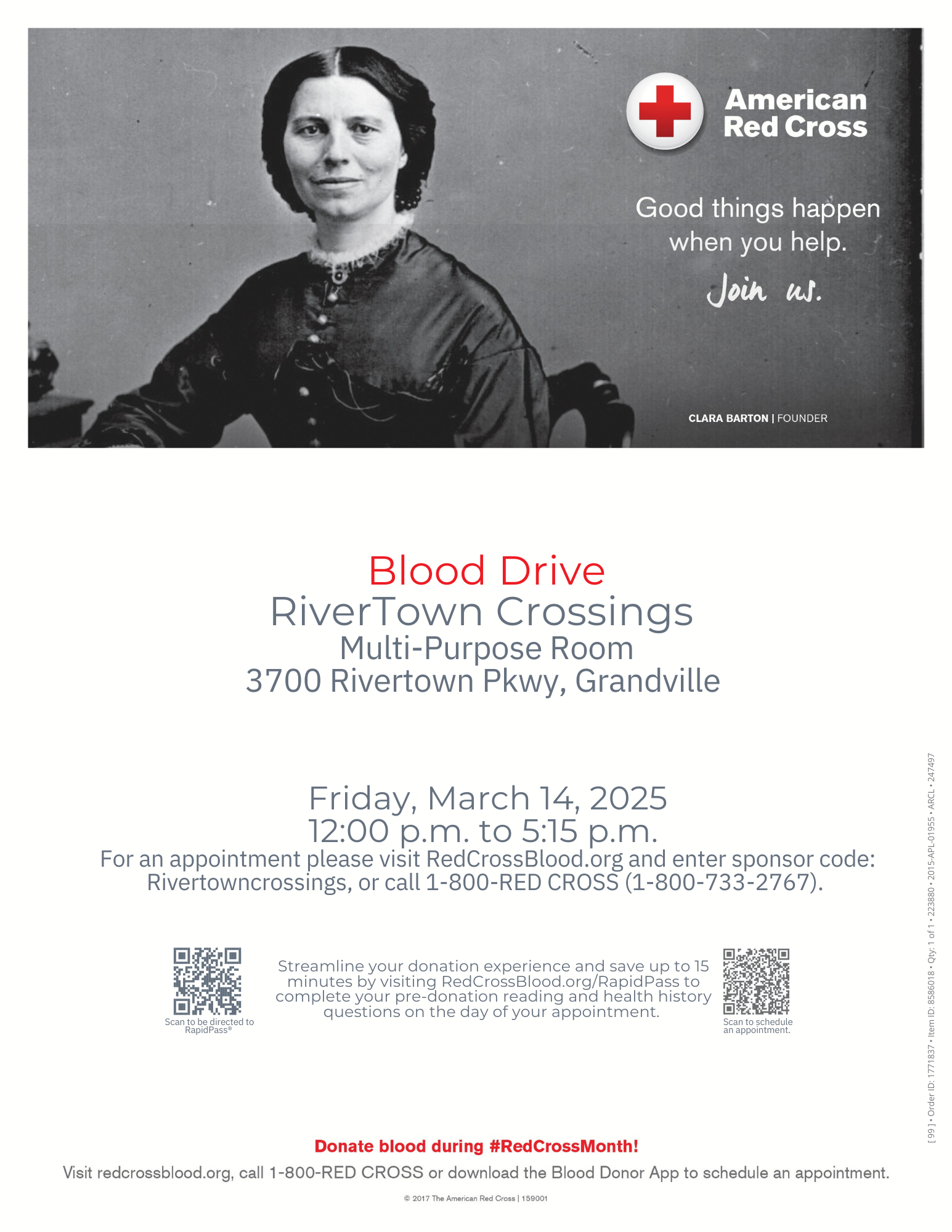 Red Cross March Blood Drive Red Cross March Blood Drive