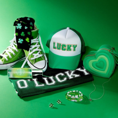 Claire's St. Paddy's Day merchandise