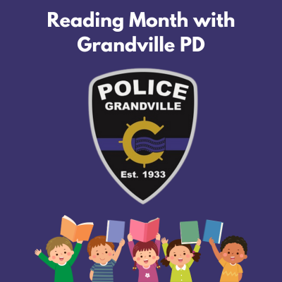 Grandville PD Reading Month (1) Grandville Police Department reading month event on March 25