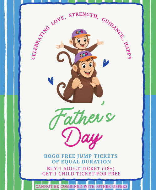 Happy Father’s Day at Soar and Bounce icon